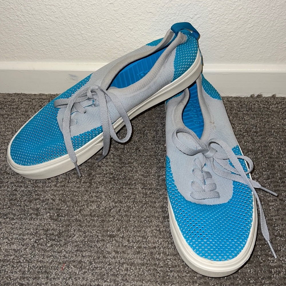 People Footwear The Stanley Knit Men Social Blue / Gallery Grey Sneaker